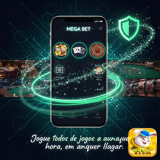 Usuário jogando no aplicativo cassino 777a no celular